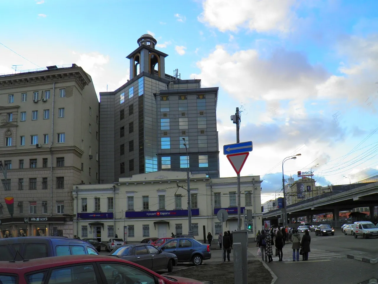 Мосэнка Плаза 3, фасад